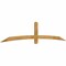 Ekena Millwork Bellingham Rough Sawn Timber Gable Bracket, Western Red Cedar, 108"W x 22"H x 2"D x 4"F, 5/12 Pitch GBW108X22X0204BEL00RWR - alternate 2